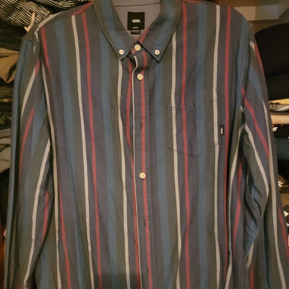 Vans Retro Style Button-Down - Picture 1 of 6